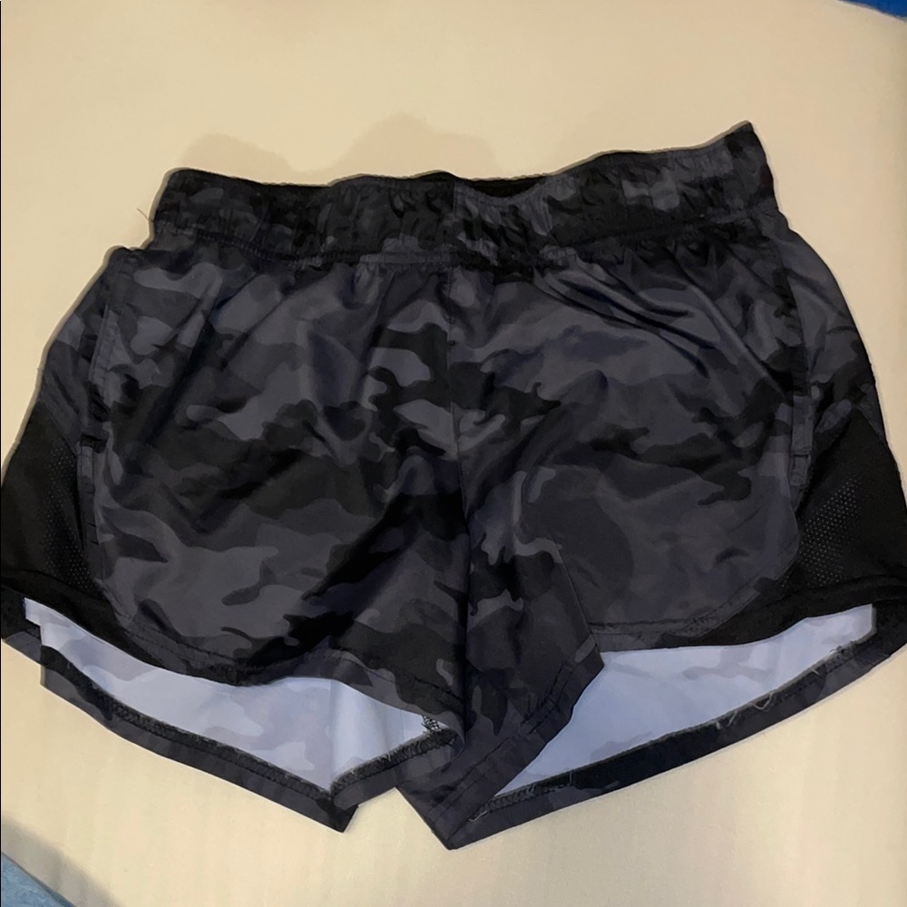 Women's Black Camo Shorts